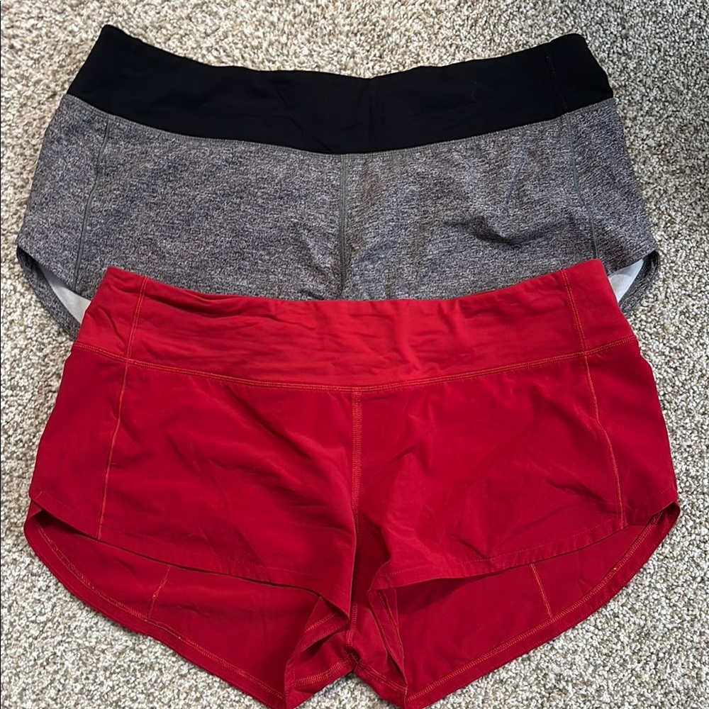 Bundle of Lululemon speed up 2.5” shorts